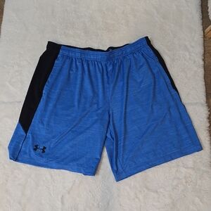 Under Armour Men's Athletic Shorts in Blue and Black